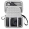 Lacdo Camera Case for RICOH GR IVRICOH GR III HDFGR IIIx HDFGR IIIxGR IIIGR IIGR Digital Camera Hard Protective Camera Storage Trave Bag Mesh Pocket fits Batteries USB Cable Gray