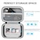 Lacdo Camera Case for RICOH GR IVRICOH GR III HDFGR IIIx HDFGR IIIxGR IIIGR IIGR Digital Camera Hard Protective Camera Storage Trave Bag Mesh Pocket fits Batteries USB Cable Gray