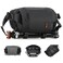 TARION Urban Camera Sling Bag Waterproof 55L Crossbody Bag with Expandable WetDry Separation Pocket Tripod Strap XProber
