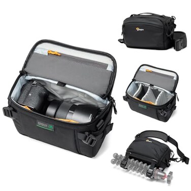 Lowepro ProTactic Lite SLX 110 AW III Camera Sling Bag Professional Camera Rain Cover Lightweight Crossbody Sling Backpack for Photographer Videographer Volume 4L for DSLRMirrorless