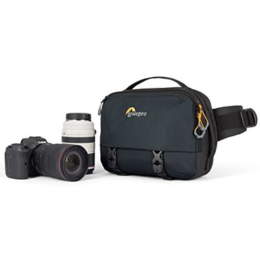 Lowepro Trekker Lite SLX 120 Compact Camera Backpack with Tablet Pocket Camera Bag for Full Frame Mirrorless Tripod Attachment Water Bottle Holder Black