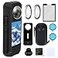 Vasgather Camera Protective Accessories Kit for Insta 360 X3 Include Silicone Protective CoverScreen ProtectorsCamera Casewith BuckleFront Behind Lens Guard