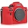 STSEETOP Camera Case Compatible with Sony A7III A7RIII Sony ILCE7RIII A73 A7R3 Protective Silicone DSLR Skin Cover Detachable Cage Shockproof DustproofRed