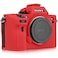 STSEETOP Camera Case Compatible with Sony A7III A7RIII Sony ILCE7RIII A73 A7R3 Protective Silicone DSLR Skin Cover Detachable Cage Shockproof DustproofRed