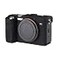 STSEETOP Camera Case for Sony A7C Alpha 7C Protective Silicone DSLR Skin Cover Detachable Cage Shockproof Dustproof Black