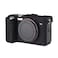 STSEETOP Camera Case for Sony A7C Alpha 7C Protective Silicone DSLR Skin Cover Detachable Cage Shockproof Dustproof Black