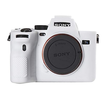 STSEETOP Camera Case for Sony A7SIII A7siii A7S3 Protective Silicone DSLR Skin Cover Detachable Cage Shockproof Dustproof White