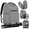 SDYSM Camera Bag Backpack Professional for DSLR SLR Mirrorless Camera Waterproof Laptop Back Pack 14 Inch with Rain Cover Anti Theft Travel Case Large Capacity Photography Backpack Grey