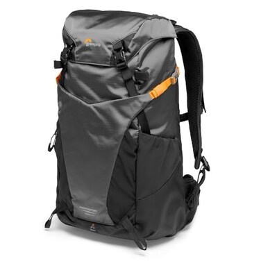 Lowepro PhotoSport BP 24L AW III Hiking Camera Backpack with Side Access with Removable Camera Insert with Accessory Strap System Grey for Mirrorless Compatible with Sony 7