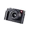 SIUTATDSH Camera Half Case for Leica Q3 Vintage Metal Genuine Leather Camera Protective Cases Stylish Portable Shockproof Black