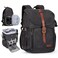 BAGSMART Camera Backpack DSLR SLR Waterproof Camera Bag AntiTheft Photography Backpack with 15 Inch Laptop Compartment Tripod Holder Rain Cover Black
