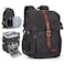 BAGSMART Camera Backpack DSLR SLR Waterproof Camera Bag AntiTheft Photography Backpack with 15 Inch Laptop Compartment Tripod Holder Rain Cover Black
