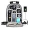 CADeN Camera Backpack Professional DSLR Bag with USB Charging Port Rain Cover Photography Laptop Backpack for Women Men