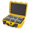 NANUK 915 Waterproof Hard Case with Padded Dividers Yellow