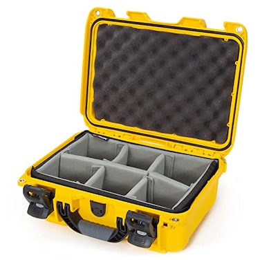 NANUK 915 Waterproof Hard Case with Padded Dividers Yellow