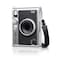 MUZIRI KINOKOO Clear Case for Instax Mini EVO Instant Camera Hard PVC Fuji Mini EVO Camera Crystal Clear Protective Case Cover with Black Adjustable Shoulder Strap Transparent