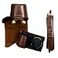 kinokoo Case for Sony A6400 Camera PU Leather Protective Case Compatible for Sony Alpha 6400 A6100 A6000 A6300 Digital Camera with 1650mm Lens with Adjustable Shoulder Strap Coffee