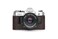 BolinUS A1 Case Handmade Genuine Real Leather Half Camera Case Bag Cover for Canon AE1 A1 NO Handle Camera with Hand Strap Coffee