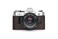 BolinUS A1 Case Handmade Genuine Real Leather Half Camera Case Bag Cover for Canon AE1 A1 NO Handle Camera with Hand Strap Coffee