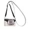 VOVMOEYA Protective Camera Case for Canon Powershot G7X Mark IIIG7X Mark II Half Case with Adjustable Shoulder StrapPU g7x Mark iii Accessories LightweightGrey