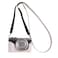 VOVMOEYA Protective Camera Case for Canon Powershot G7X Mark IIIG7X Mark II Half Case with Adjustable Shoulder StrapPU g7x Mark iii Accessories LightweightGrey