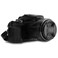 MegaGear Leather Camera Half Case Strap Compatible with Nikon COOLPIX P1000 Ever Ready Black