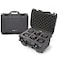NANUK 918 Waterproof Camera Lens Case with Custom Foam Insert for 6 Lenses Camera Lens Storage IP67 Waterproof Crushproof Made in Canada 169 x 129 x 93 Graphite