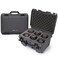 NANUK 918 Waterproof Camera Lens Case with Custom Foam Insert for 6 Lenses Camera Lens Storage IP67 Waterproof Crushproof Made in Canada 169 x 129 x 93 Graphite