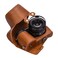 Hargedis XEVN for sony a6400 casefor sony a6300 casePremium PU Full Body Leather Camera Case Bag for sony alpha a6300 a6000 a6100 a6400 Fit 1650mm Lens with Camera Shoulder StrapBrown
