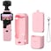 Buziba Silicone Protective Case Cover for DJI Osmo Pocket 3 Silicone Sleeve Protective Cover Handheld Gimbal Action Camera AccessoriesPink