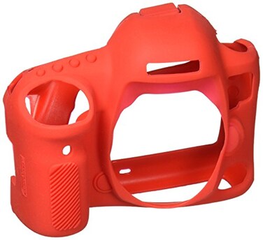 EasyCover Camera Case Silicone Protective Cover for Canon 5D Mark IV Red