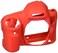 EasyCover Camera Case Silicone Protective Cover for Canon 5D Mark IV Red