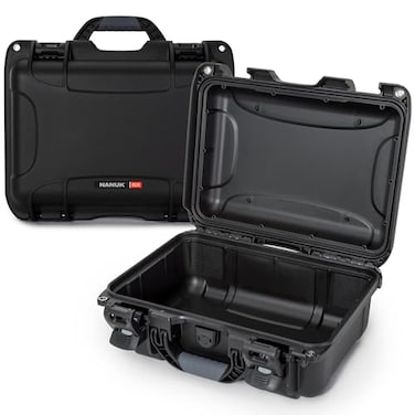 NANUK 915 Empty Hard Case IP67 Waterproof Dustproof and Impact Resistant 138 x 93 x 62 Rugged Construction for Ultimate Protection Made in Canada Black