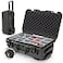 NANUK 935 Hard Case with Padded Divider Waterproof Equipment Case with Wheels 22 x 14 x 9 Dustproof and Impact Resistant Airline CarryOn Approved Olive
