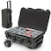 NANUK 935 Hard Case with Padded Divider Waterproof Equipment Case with Wheels 22 x 14 x 9 Dustproof and Impact Resistant Airline CarryOn Approved Olive