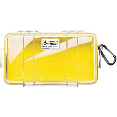 Pelican Products Inc Pelican 1060 Micro Case for iPhone Cell Phone GoPro Camera and More YellowClear