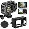 Husiway Accessories Kit for DJI Osmo Action 5 pro 43 Waterproof Case Housing Glass Screen Protector Film Silicone Case Lens Cover for DJI Action 5Pro 43