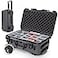 NANUK 935 Hard Case with Padded Divider Waterproof Equipment Case with Wheels 22 x 14 x 9 Dustproof and Impact Resistant Airline CarryOn Approved Graphite