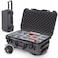 NANUK 935 Hard Case with Padded Divider Waterproof Equipment Case with Wheels 22 x 14 x 9 Dustproof and Impact Resistant Airline CarryOn Approved Graphite