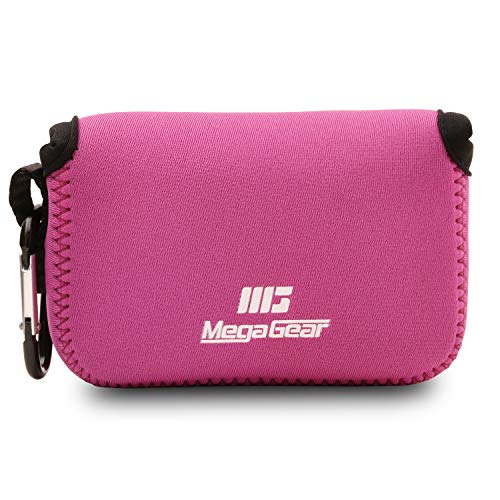 يونيوشي Megagear Ultra Light Neoprene Camera Case Bag With Carabiner For Canon Powershot G7x