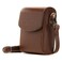 MegaGear Leather Camera Case with Strap Compatible with Canon PowerShot G7 X Mark III G7 X Mark II G7 XDark Brown