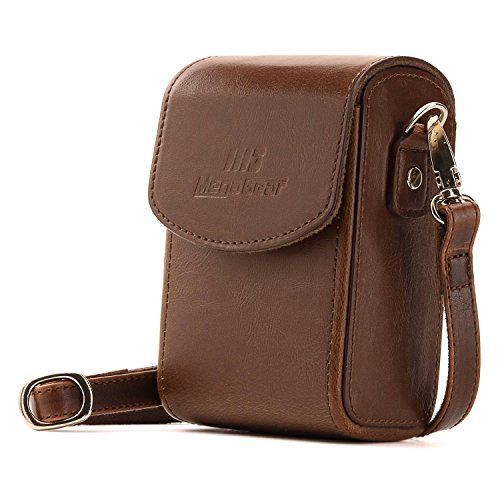 يونيوشي Megagear Leather Camera Case With Strap For Canon Powershot G7 X Mark Iii