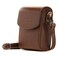 MegaGear Leather Camera Case with Strap Compatible with Canon PowerShot G7 X Mark III G7 X Mark II G7 XDark Brown