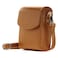 MegaGear MG768 Leather Camera Case with Strap compatible with Canon PowerShot G7 X Mark III G7 X Mark II G7 X Light Brown