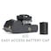 MegaGear MG960 Sony Alpha A6300 A6000 Ever Ready Leather Camera Half Case and Strap with Battery Access Black