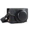 MegaGear MG1258 Ever Ready Leather Camera Case compatible with Panasonic Lumix DCZS80 DCZS70 DCTZ95 DCTZ90 Black