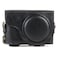 MegaGear MG1258 Ever Ready Leather Camera Case compatible with Panasonic Lumix DCZS80 DCZS70 DCTZ95 DCTZ90 Black