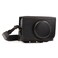 MegaGear MG1173 Canon PowerShot SX740 HS SX730 HS Ever Ready Leather Camera Case with Strap Black