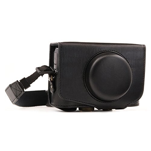 يونيوشي Megagear MG1173 Canon Powershot SX740 Hs Ever Ready Leather Camera Case