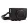 MegaGear MG1173 Canon PowerShot SX740 HS SX730 HS Ever Ready Leather Camera Case with Strap Black